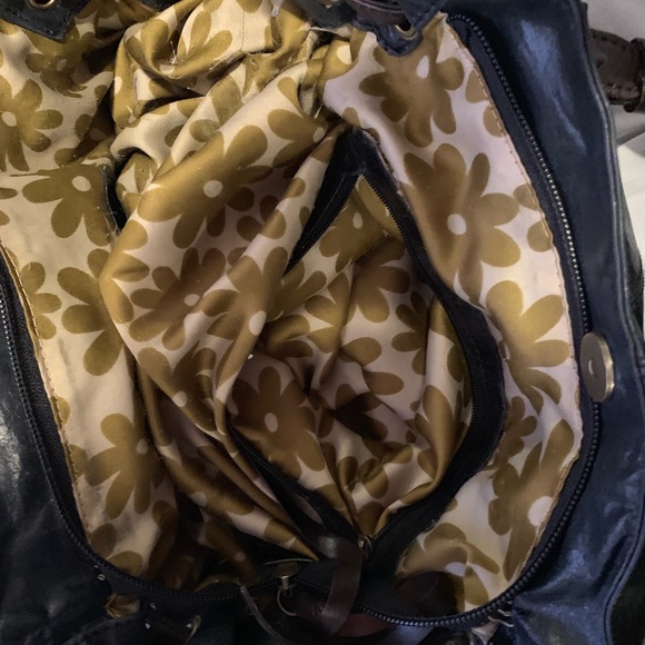 Black leather handbag - Picture 5 of 7